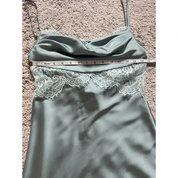 Forever 21 Slip Dress Women's Small Satin Y2K Romantic Fairy Coquette Mini - Picture 5 of 7